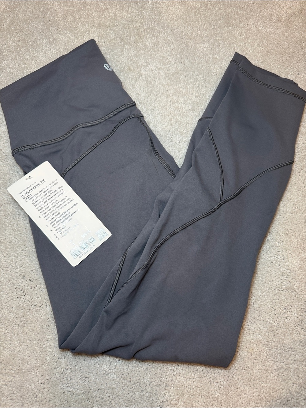 lululemon athletica Gray Performance Leggings